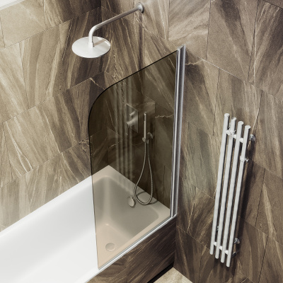 MaybahGlass поворотная на монопетле, 6 мм, Стекло Бронза, 40x140 (MGV-601-5)