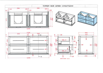 CEZARES TIFFANY 55244 Grigio Nuvola