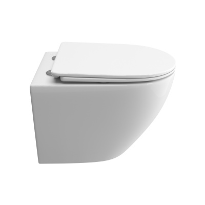 BelBagno UNO-TOR BB5177CH-TOR/SC безободковый с сиденьем и смывом TORNADO (чаша)