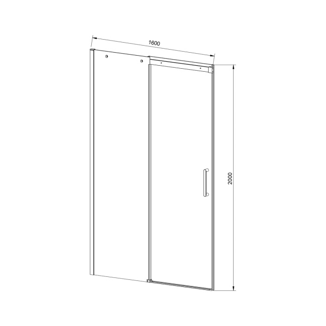 Vincea Dice VDS-4D160CL, 1600, хром, стекло прозрачное