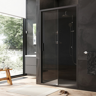 AM.PM Gem Solo 110 W90G-110-1-195BG профиль Черный матовый стекло тонированное-прозрачное