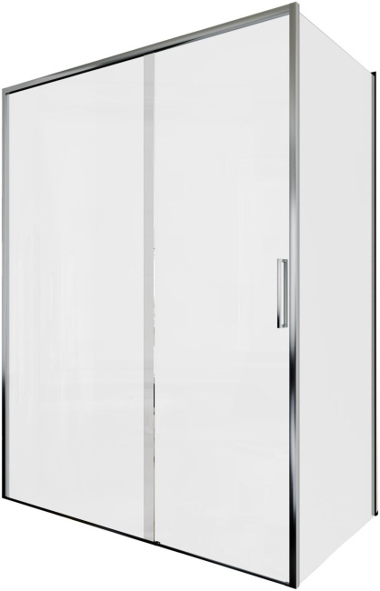 Aquanet Pleasure Evo 150x90 AE65-150x90-CT профиль хром, прозрачное стекло без поддона