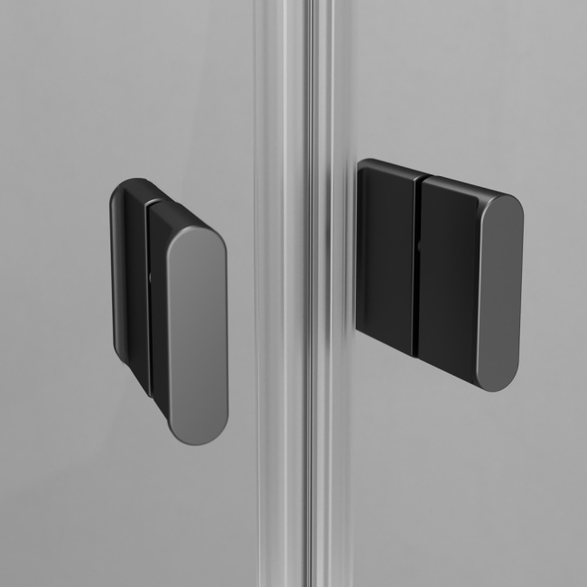 AM.PM W88E-205-080BT64 X-Joy Twin Slide c поддоном, 80x80