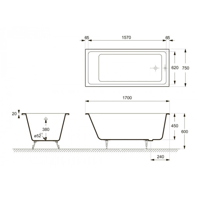 Delice Level 170х75 DLR230602