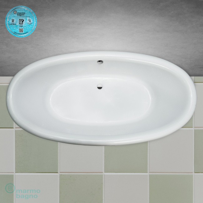 Marmo Bagno Аззуро 180x90