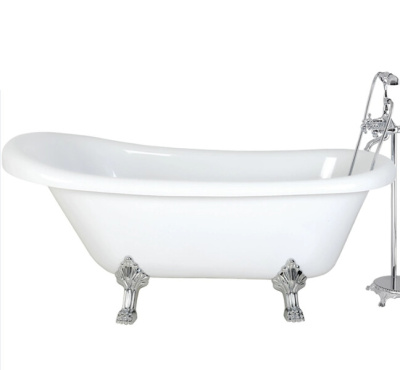 Ceruttispa CLASSIC 150 (1570x770x740) на львиных алюминиевых хромированных лапах