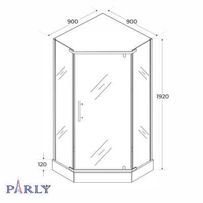 PARLY ZPE911F PARLY (90х90х192)