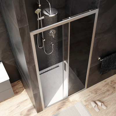 AM.PM Gem Solo 100 W90G-100-1-195MG профиль Хром матовый стекло тонированное-прозрачное