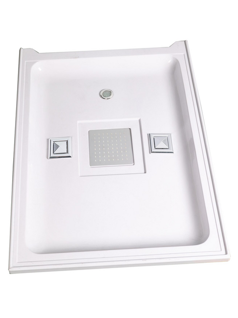 WeltWasser WW500 LAINE XL 804 с поддоном 80x80x227 см
