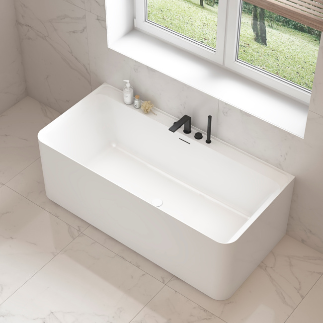 Vincea VBT-702-1700, 1700*800*585, цвет белый, щелевой перелив, слив белый