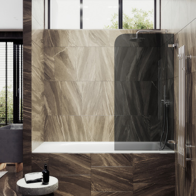 MaybahGlass поворотная на петлях 1400*405 6 мм Графит (MGV-650-4)