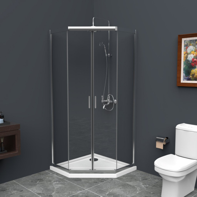 BelBagno UNO-195-P-2-90-C-Cr без поддона