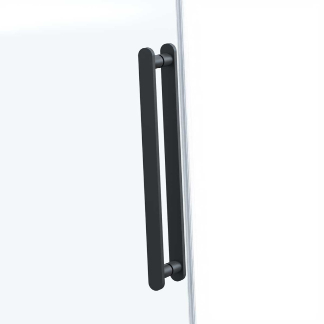 Vincea Como Soft VSR-1CS8011CLB, 1100*800, черный, стекло прозрачное