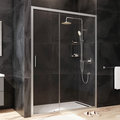 AM.PM Gem 140 W90G-140-1-195MT профиль Хром матовый стекло прозрачное