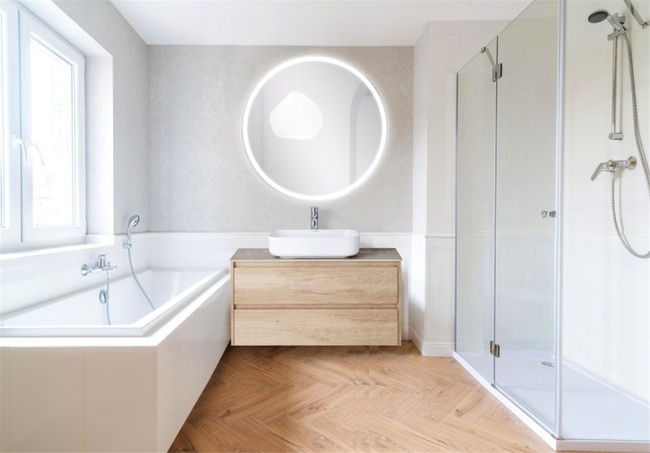 BelBagno 90x90 SPC-RNG-900-LED-TCH с подсветкой