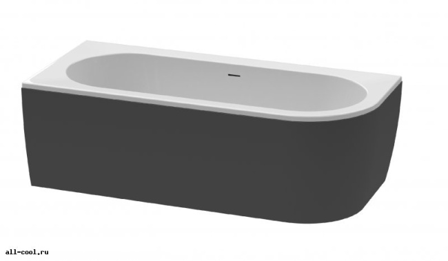 Cezares Slim CORNER-180-80-60-L-NERO-SET Cezares Slim CORNER-180-80-60-L-NERO-SET