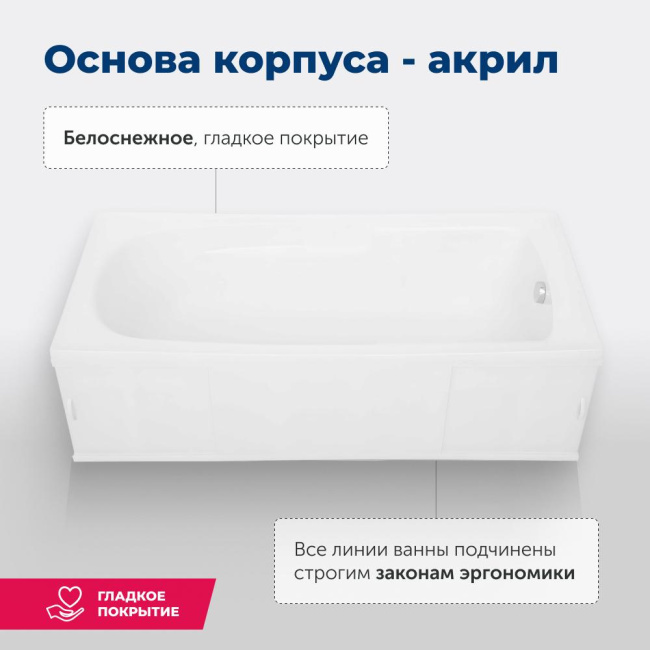 Aquanet Extra 170x70 (с каркасом) Aquanet Extra 170x70 (с каркасом)