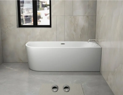 Ceruttispa AMI R (1700x750x560) отдельностоящая, белая, со сливом-переливом
