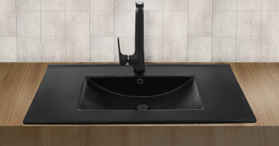 WELTWASSER DEILBACH 7506-90 MT-BL 91x47 черный матовый