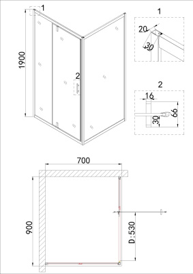 Niagara Nova NG-83-9AB 90x195