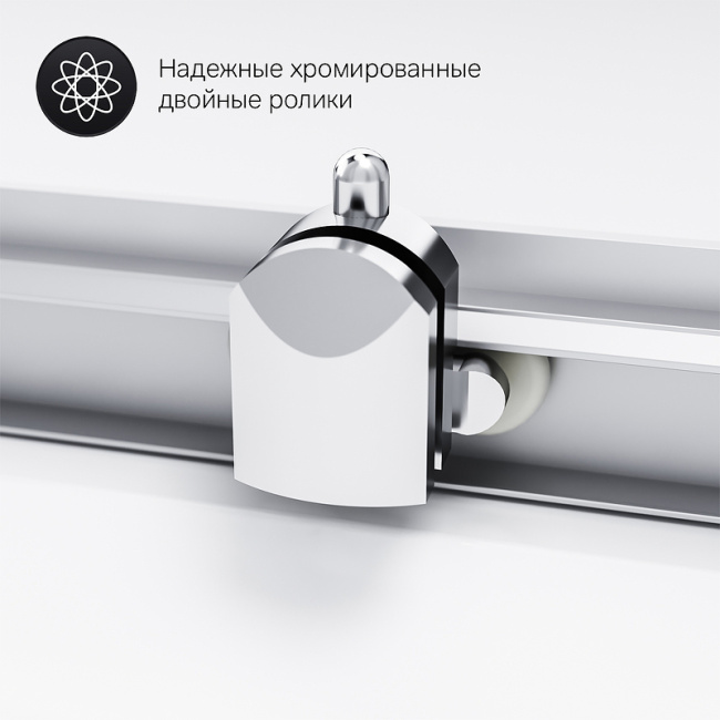 AM.PM Gem 120x80 W90G-404-120280-MT профиль Хром матовый стекло прозрачное без поддона