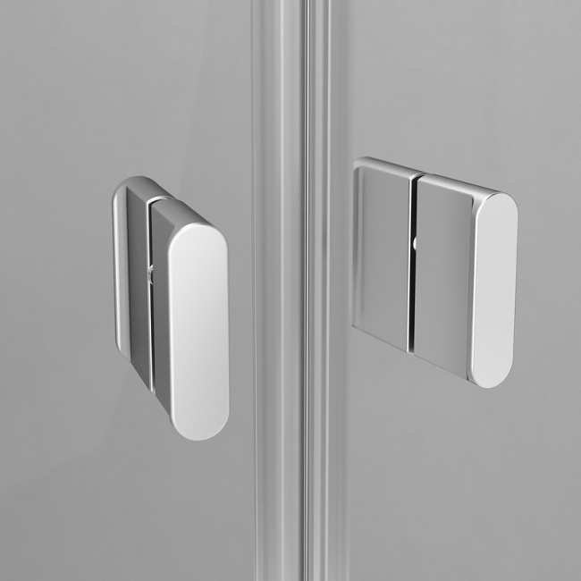 AM.PM X-Joy Twin Slide 90х90 W88E-205-090MT64 профиль Хром матовый стекло прозрачное с поддоном