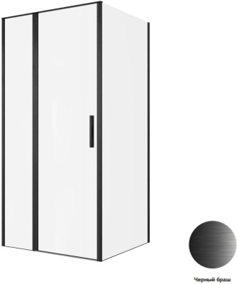 Allen Brau Priority 100x90 3.31030.BBA + 3.31045.BBA черный браш без поддона