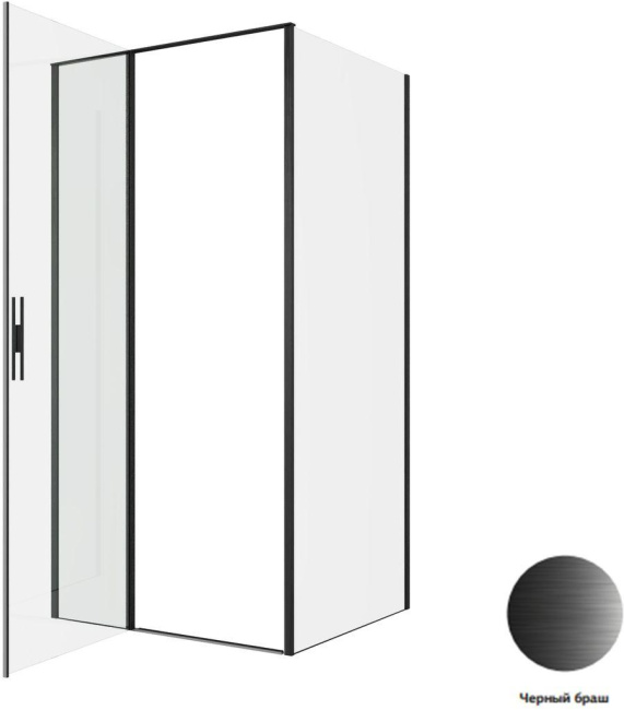 Allen Brau Priority 100x90 3.31030.BBA + 3.31045.BBA черный браш без поддона