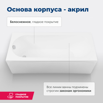 Aquanet Lotos 170x70 (с каркасом) Aquanet Lotos 170x70 (с каркасом)