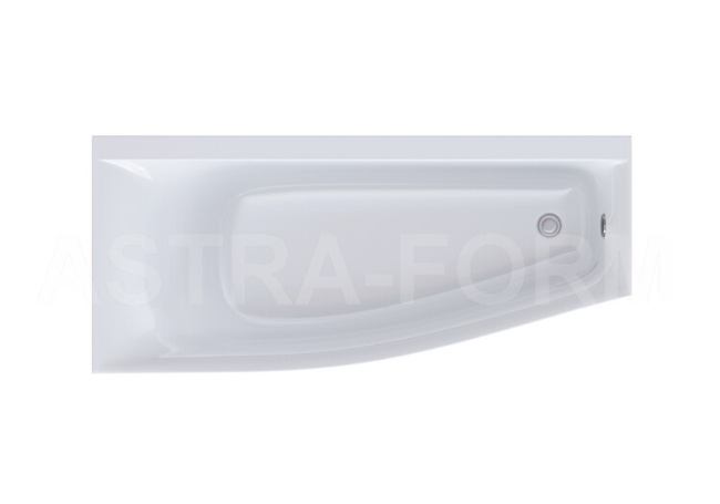 Astra-Form СКАТ 170x75 левая цветная по RAL