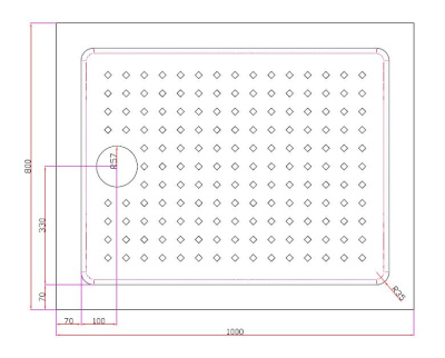 CEZARES TRAY-A-AH-100/80-15-W