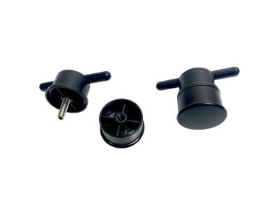 SanDav Альфа-Блэк, 90*90, 1/4 круга, КН (Щ0000053249) без поддона