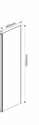 Vincea Garda VSG-1G900CLGM 90*190 профиль вороненая сталь