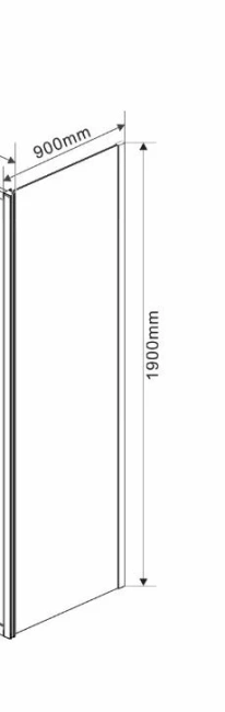 Vincea Garda VSG-1G900CLGM 90*190 профиль вороненая сталь