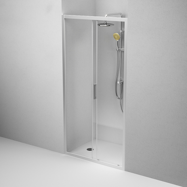 AM.PM Gem Solo 100 W90G-100-1-195MT профиль Хром матовый стекло прозрачное