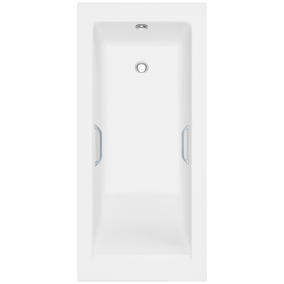 Delice Diapason SLIM 170х70 с тонким бортом глянцевая с ручками Хром DLR340006R-G