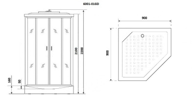 Niagara Premium NG-6001-01GD 90x90