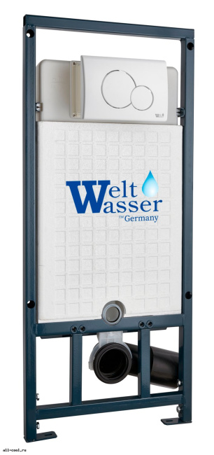 WeltWasser WW MARBERG 507 + RD WT кнопка белая
