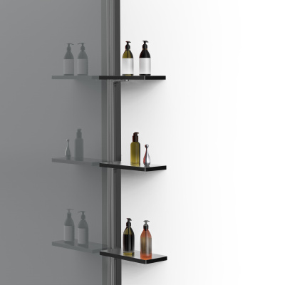 Vincea Walk-In VSW-1WSL120CGGM, 1200*2000, вороненая сталь, стекло тонированное