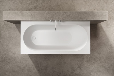 Vincea Солид Серфейс (Solid Surface) Vincea VBT-8SB1-1800, 1800*800*493, белая матовая,