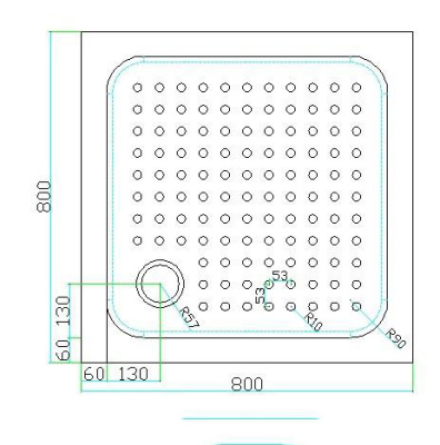 CEZARES TRAY-A-A-80-15-W