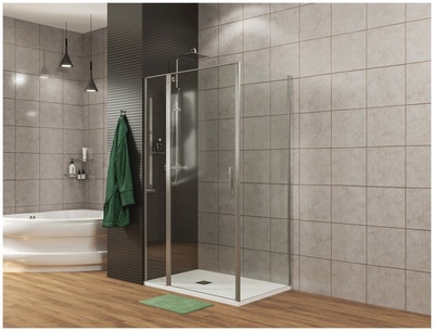 Allen Brau Priority 100x100 3.31004.00 + 3.31019.00 хром без поддона