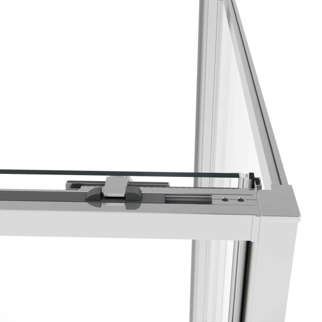 Vincea Slim Soft VSR-1SS9012CL, 1200*900, хром, стекло прозрачное