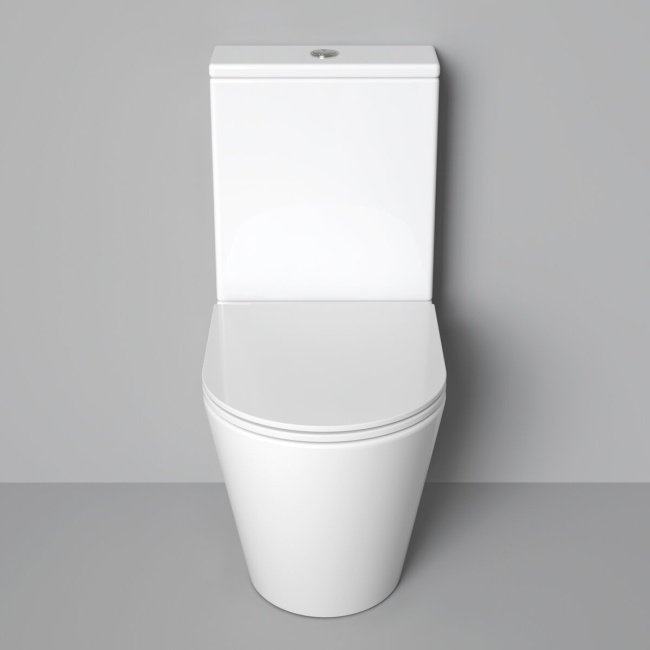 Grossman GR-4458SQ (640х360х835) безободковый,белый с тонкой крышкой,микролифт,смыв торнадо,2 места