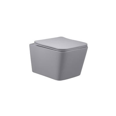 Vincea Q-Line VT1-12MG безободковый, ультратонкое soft close сиденье, серый матовый