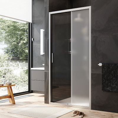 AM.PM Gem Solo 110 W90G-110-1-195MM профиль Хром матовый стекло матовое-прозрачное