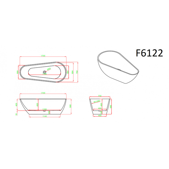 Frank F6122 White