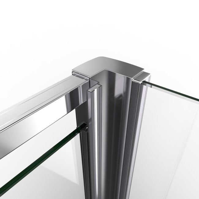 Vincea Intra VSR-1I809090CL, 800/900x900, хром, стекло прозрачное без поддона