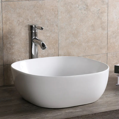 Ceruttispa CR0077 накладная, белая, квадратная 410х410х145