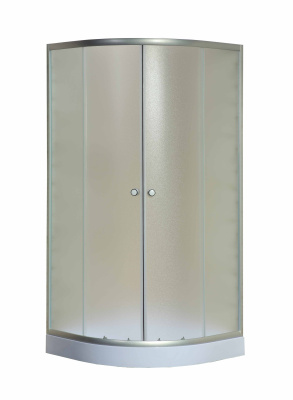 Niagara NG-003-14 (800х800х1950) низкий поддон стекло МАТОВОЕ 2 места